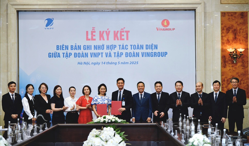 VNPT và Vingroup hợp tác cùng thúc đẩy chuyển đổi số, chuyển đổi xanh