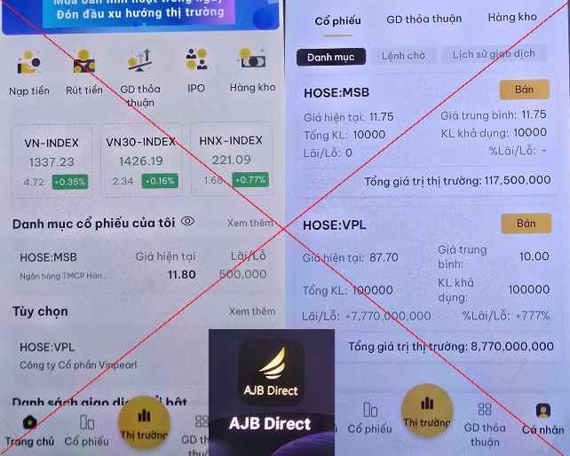 4 tỷ đồng đổi 7,77 tỷ ảo: Cú lừa đầu tư chứng khoán qua app giả mạo