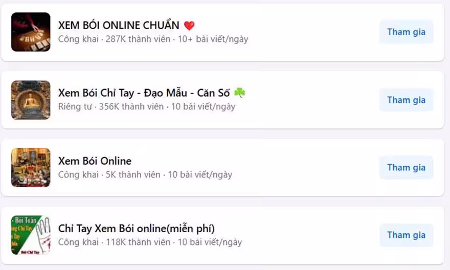 Cẩn trọng với các chiêu trò lừa đảo qua việc xem bói, giải hạn online đầu năm