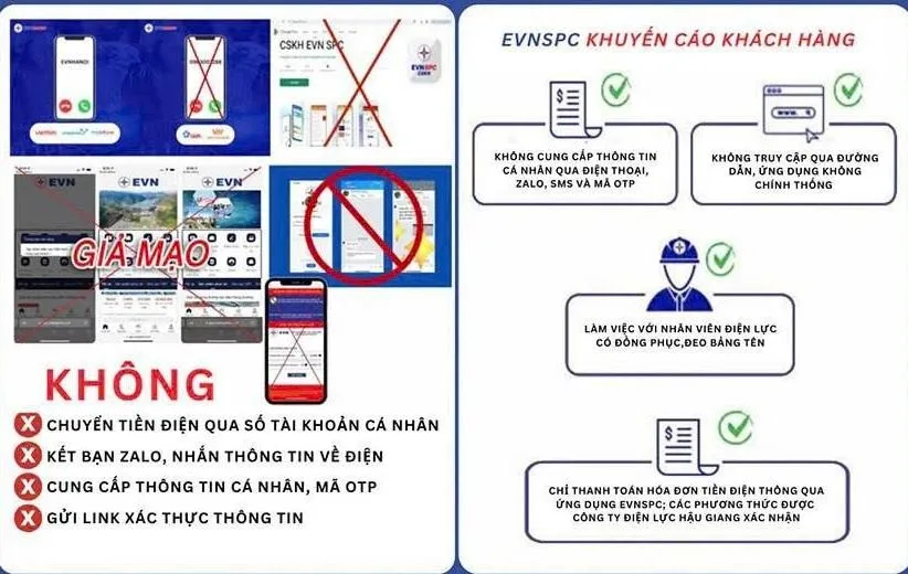 Cảnh báo cuộc gọi giả mạo nhân viên điện lực để lừa đảo