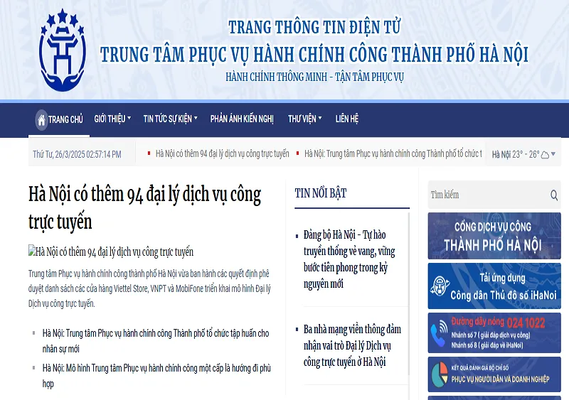 Trung tâm Phục vụ hành chính công Hà Nội dùng tổng đài AI tiếp nhận đường dây nóng